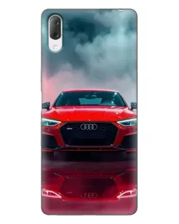 Чехол для Sony Xperia L3 с картинкой «Audi RS — красный стиль»