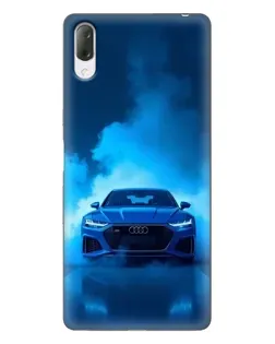 Чехол для Sony Xperia L3 с картинкой «Audi — голубая энергия»