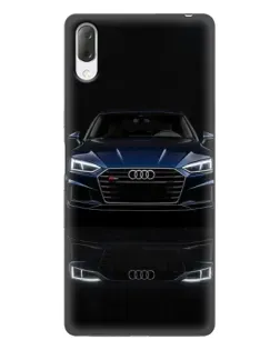 Чехол для Sony Xperia L3 с картинкой «Audi — ночное отражение»