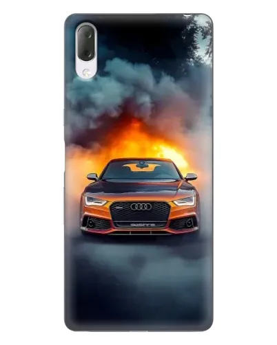 Чехол для Sony Xperia L3 с картинкой «Audi в огненном дыму» Чехол для Sony Xperia L3 с картинкой «Audi в огненном дыму»