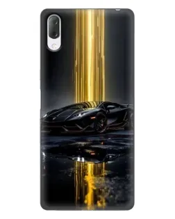 Чехол для Sony Xperia L3 с картинкой «Ночной Lamborghini драйв»