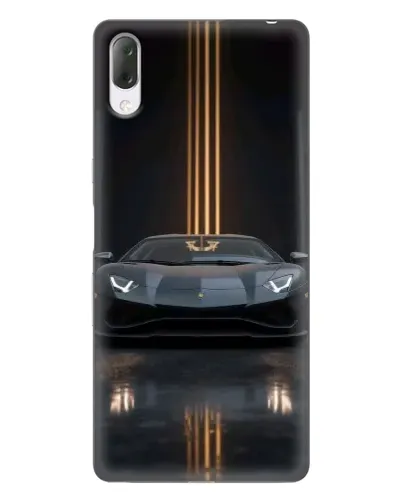 Чехол для Sony Xperia L3 с картинкой «Lamborghini золотые линии» Чехол для Sony Xperia L3 с картинкой «Lamborghini золотые линии»