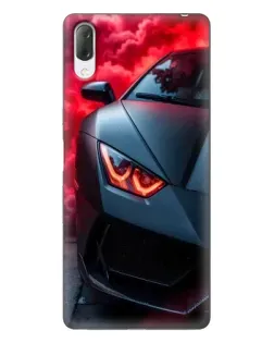 Чехол для Sony Xperia L3 с картинкой «Lamborghini красное сияние»