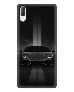 Чехол для Sony Xperia L3 с картинкой «Lamborghini симметрия дорог»