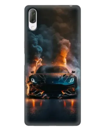 Чехол для Sony Xperia L3 с картинкой «Lamborghini дымная эстетика» Чехол для Sony Xperia L3 с картинкой «Lamborghini дымная эстетика»