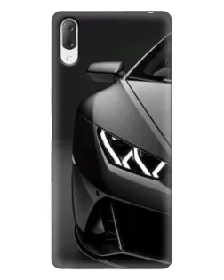 Чехол для Sony Xperia L3 с картинкой «Lamborghini фары детализация»
