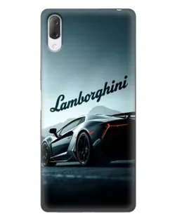 Чехол для Sony Xperia L3 с картинкой «Классическая надпись Lamborghini»