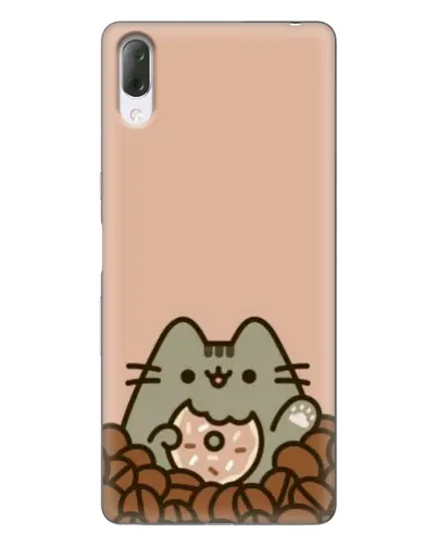 Чехол для Sony Xperia L3 с картинкой «Кофейный Пушин»