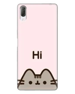 Чохол для Sony Xperia L3 з картинкою «Пушин каже Hi» Чохол для Sony Xperia L3 з картинкою «Пушин каже Hi»