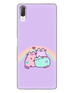 Чохол для Sony Xperia L3 з картинкою «Веселкові Пушини» Чохол для Sony Xperia L3 з картинкою «Веселкові Пушини»