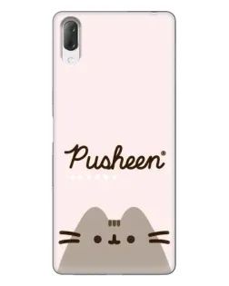 Чохол для Sony Xperia L3 з картинкою «Pusheen логотип» Чохол для Sony Xperia L3 з картинкою «Pusheen логотип»