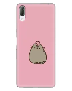 Чохол для Sony Xperia L3 з картинкою «Pusheen серце» Чохол для Sony Xperia L3 з картинкою «Pusheen серце»