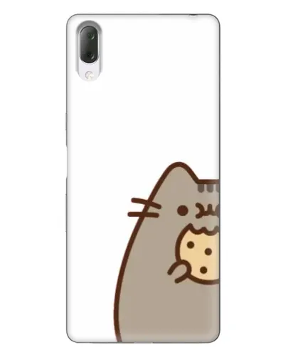 Чехол для Sony Xperia L3 с картинкой «Пушин с печеньем»