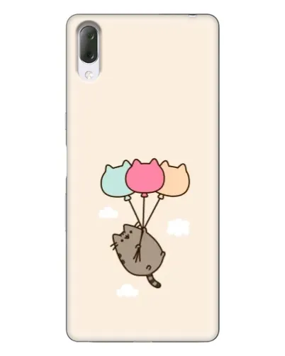Чехол для Sony Xperia L3 с картинкой «Пушин на шариках»