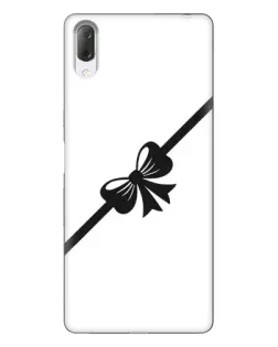 Чехол для Sony Xperia L3 с картинкой «Диагональный бант»