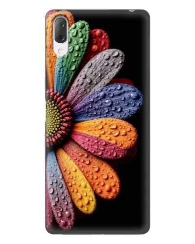 Чехол для Sony Xperia L3 с картинкой «Радужный цветок»