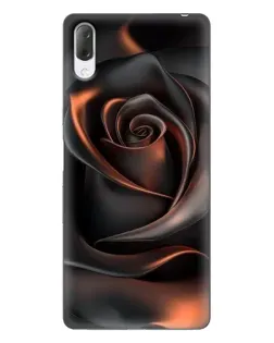 Чехол для Sony Xperia L3 с картинкой «Шелковая черная роза» Чехол для Sony Xperia L3 с картинкой «Шелковая черная роза»