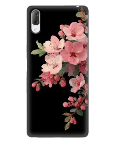 Чехол для Sony Xperia L3 с картинкой «Розовая ветка сакуры»