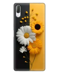 Чехол для Sony Xperia L3 с картинкой «Подсолнух и ромашка» Чехол для Sony Xperia L3 с картинкой «Подсолнух и ромашка»