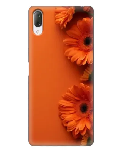 Чехол для Sony Xperia L3 с картинкой «Оранжевые герберы»