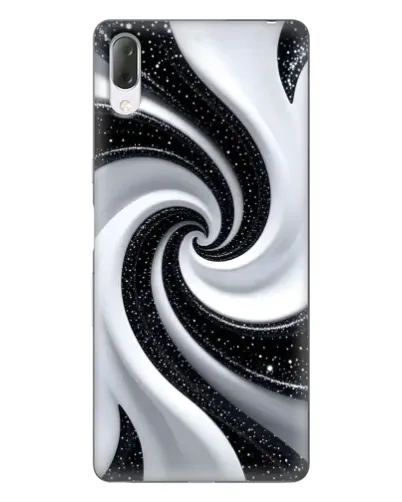 Чехол для Sony Xperia L3 с картинкой «Черно-белая спираль» Чехол для Sony Xperia L3 с картинкой «Черно-белая спираль»