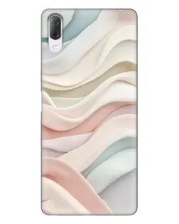 Чехол для Sony Xperia L3 с картинкой «Пастельные нежные волны»