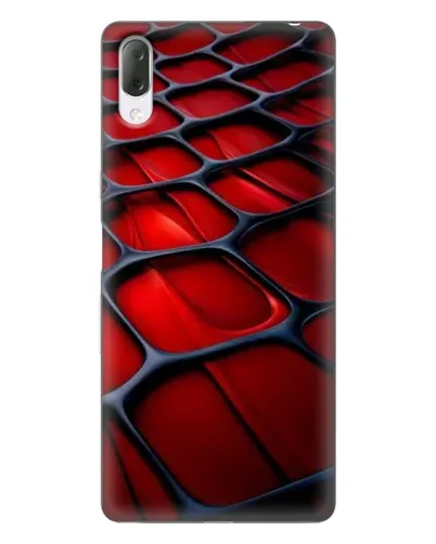 Чехол для Sony Xperia L3 с картинкой «Красная глянцевая сетка» Чехол для Sony Xperia L3 с картинкой «Красная глянцевая сетка»