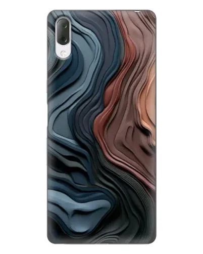 Чехол для Sony Xperia L3 с картинкой «Цветные волны каньона» Чехол для Sony Xperia L3 с картинкой «Цветные волны каньона»