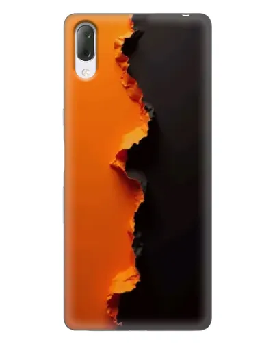 Чехол для Sony Xperia L3 с картинкой «Оранжевый разлом» Чехол для Sony Xperia L3 с картинкой «Оранжевый разлом»