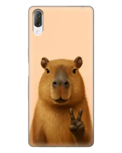 Чехол для Sony Xperia L3 с картинкой «Капибара виктория» Чехол для Sony Xperia L3 с картинкой «Капибара виктория»