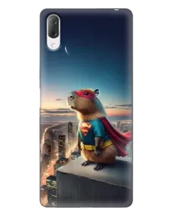Чехол для Sony Xperia L3 с картинкой «Капи-мен супергерой»