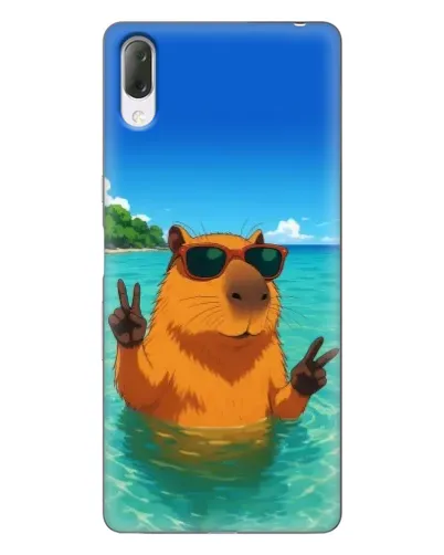 Чехол для Sony Xperia L3 с картинкой «Морская капибара» Чехол для Sony Xperia L3 с картинкой «Морская капибара»