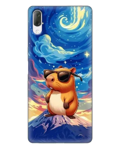 Чехол для Sony Xperia L3 с картинкой «Капибара Ван Гога» Чехол для Sony Xperia L3 с картинкой «Капибара Ван Гога»