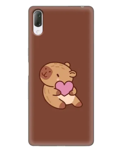 Чехол для Sony Xperia L3 с картинкой «Капибара с сердцем» Чехол для Sony Xperia L3 с картинкой «Капибара с сердцем»