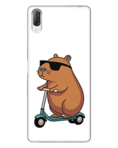 Чехол для Sony Xperia L3 с картинкой «Капибара на самокате» Чехол для Sony Xperia L3 с картинкой «Капибара на самокате»