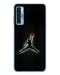 Чохол для TCL 20L Plus з картинкою «Jordan Gradient Logo»