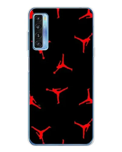 Чохол для TCL 20L Plus з картинкою «Jordan Red Pattern» Чохол для TCL 20L Plus з картинкою «Jordan Red Pattern»