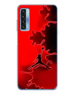 Чохол для TCL 20L Plus з картинкою «Jordan Red Smoke»