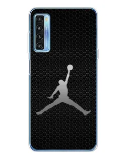 Чохол для TCL 20L Plus з картинкою «Jordan Dark Carbon»