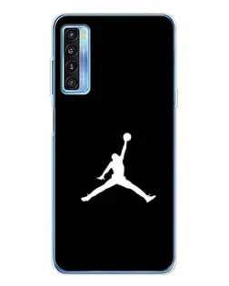 Чохол для TCL 20L Plus з картинкою «Jordan Silhouette»