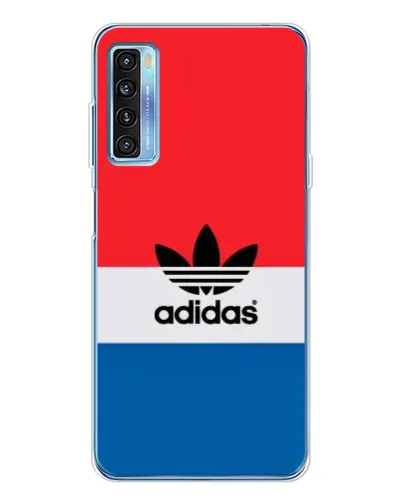 Чохол для TCL 20L Plus з картинкою «Ретро блоки Adidas»