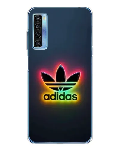 Чохол для TCL 20L Plus з картинкою «Неоновий Adidas»
