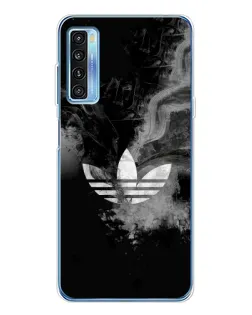 Чохол для TCL 20L Plus з картинкою «Абстрактний дим Adidas»