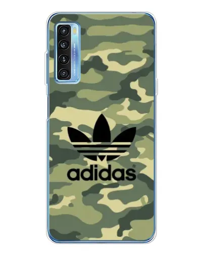 Чохол для TCL 20L Plus з картинкою «Мілітарі стиль Adidas»
