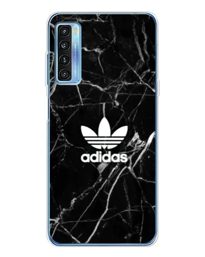 Чохол для TCL 20L Plus з картинкою «Білий мармур Adidas»