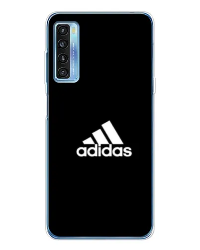 Чохол для TCL 20L Plus з картинкою «Чорна класика Adidas»
