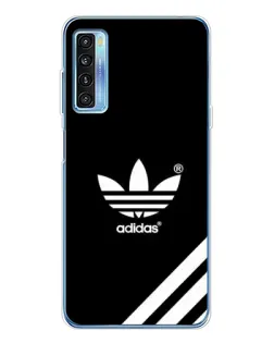 Чохол для TCL 20L Plus з картинкою «Adidas з діагональними смугами»