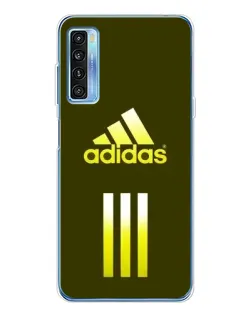 Чохол для TCL 20L Plus з картинкою «Оливковий градієнт Adidas»