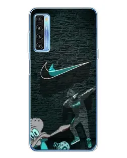 Чехол для TCL 20L Plus с картинкой «Спортивный арт Nike»