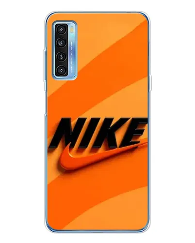 Чехол для TCL 20L Plus с картинкой «Оранжевый драйв Nike»